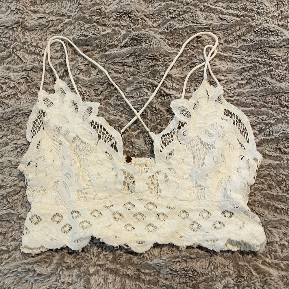 Free people bralette white medium